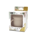 Bicchiere in Silicone con Manico e Cannuccia BEIGE /confezione/